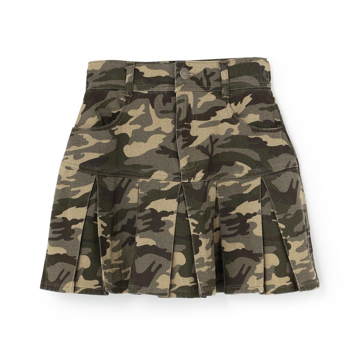 【LTXC】拼色百褶裙