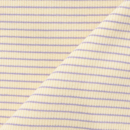 【Trois Lapins】水手領羅紋條紋長袖T恤