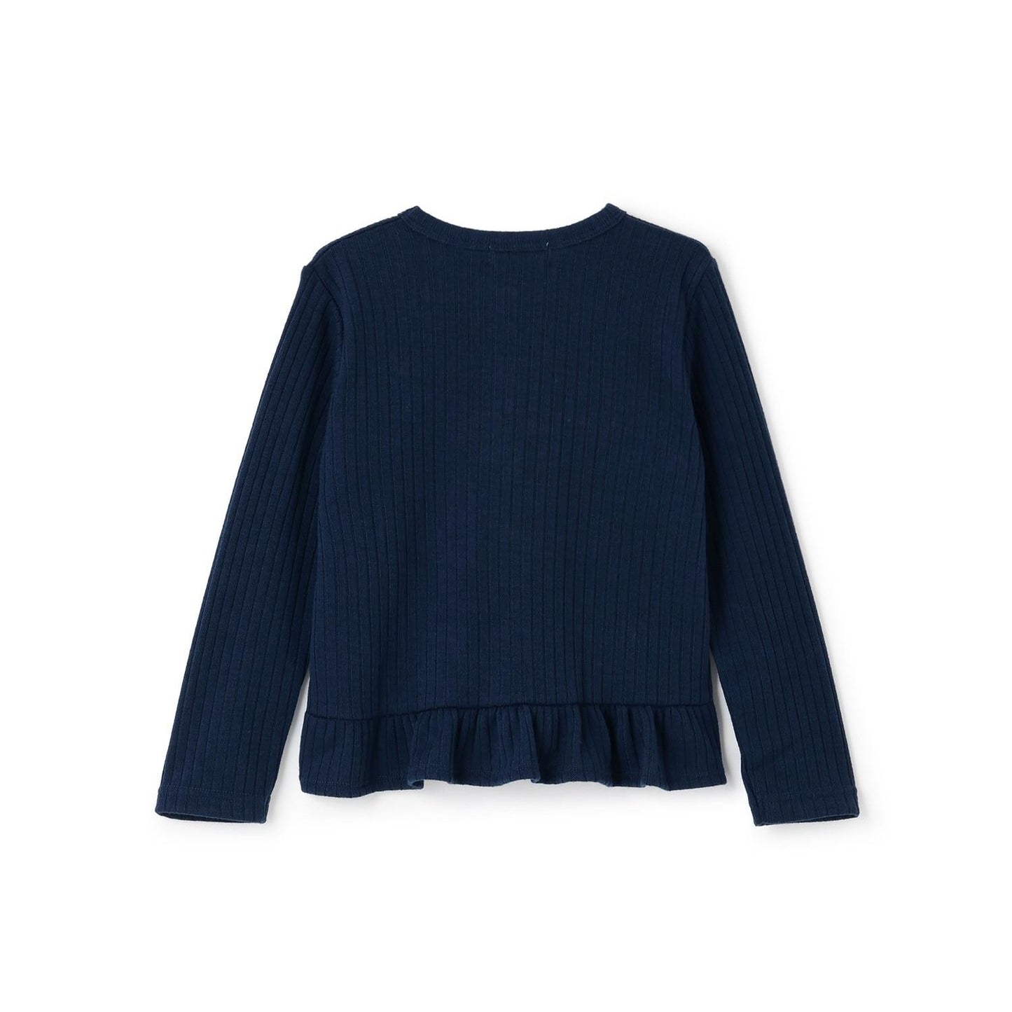 音符刺繡寬鬆羅紋開衫