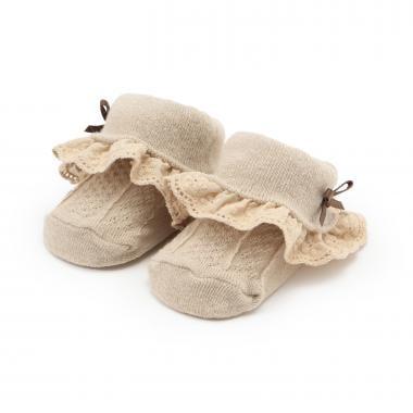 翻邊荷葉邊短襪