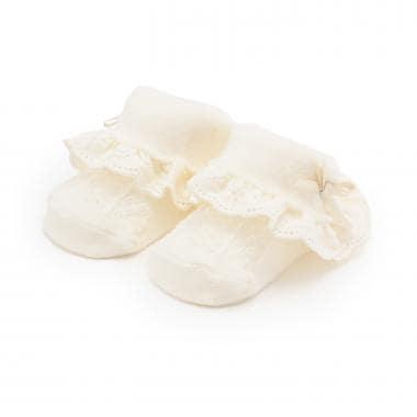 翻邊荷葉邊短襪