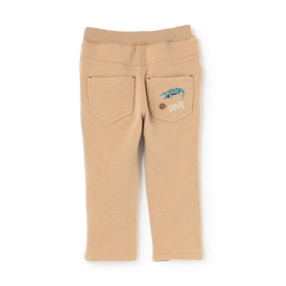 【人氣商品】【直營店無售】恐龍刺繡長款直筒褲