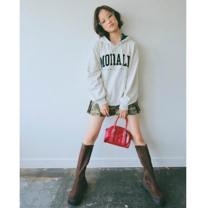 【LTXC】拼色百褶裙