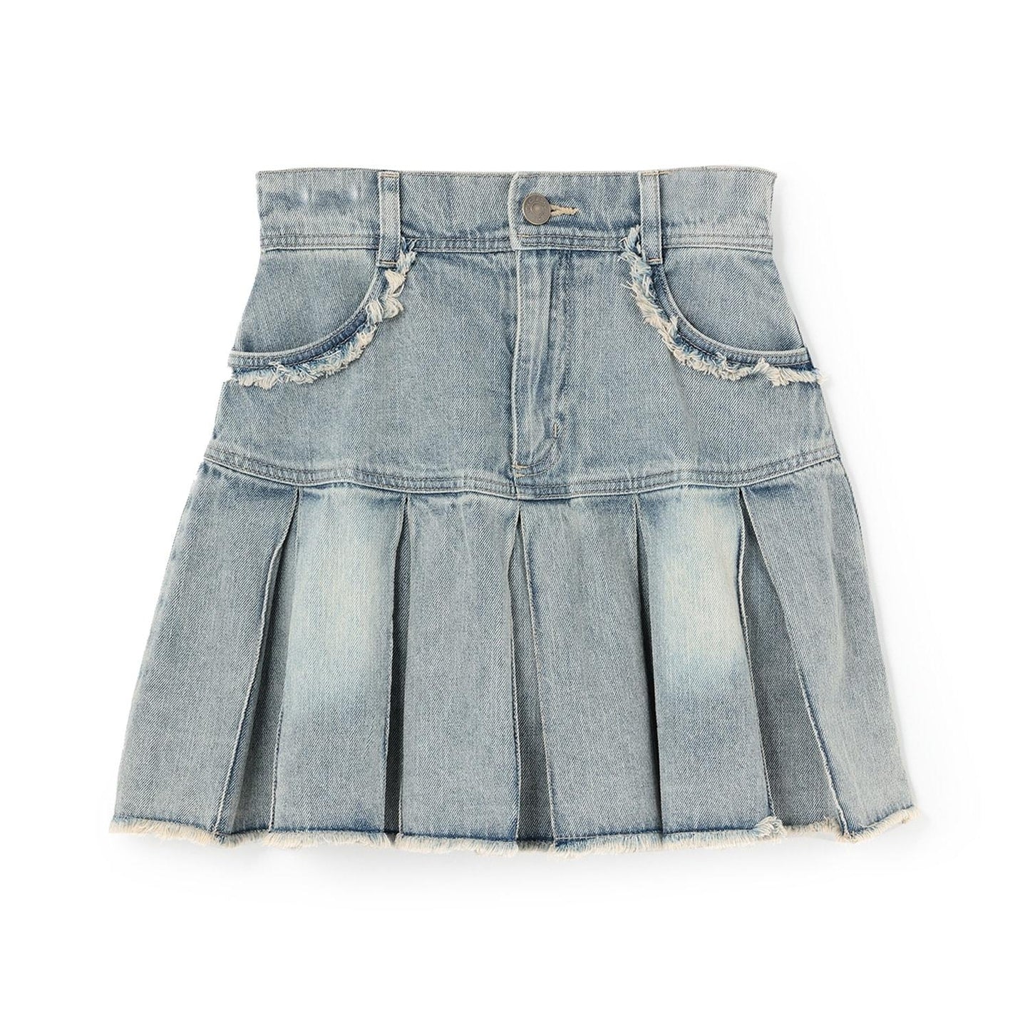 【LTXC】拼色百褶裙