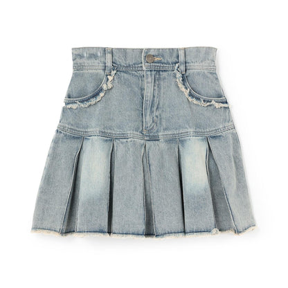 【LTXC】拼色百褶裙