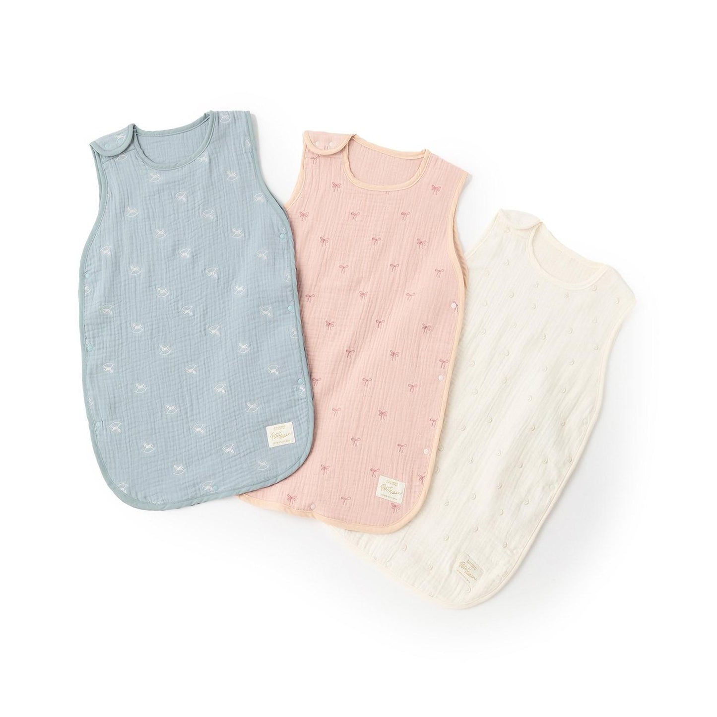 刺繡六層紗布睡袋