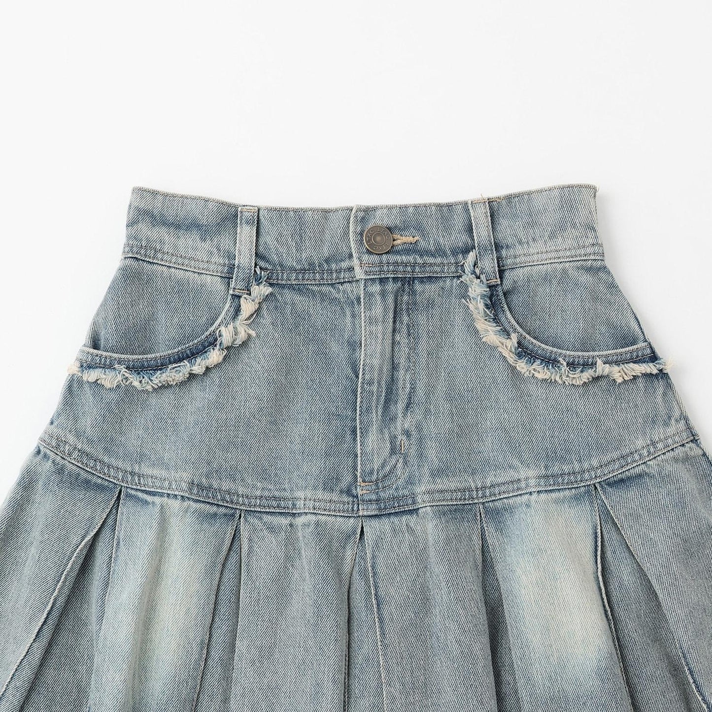 【LTXC】拼色百褶裙