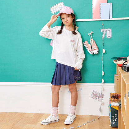 【Trois Lapins】徽章設計長袖T恤