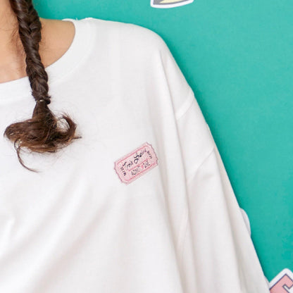 【Trois Lapins】徽章設計長袖T恤