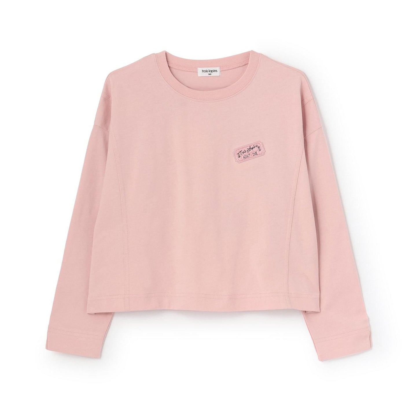【Trois Lapins】徽章設計長袖T恤