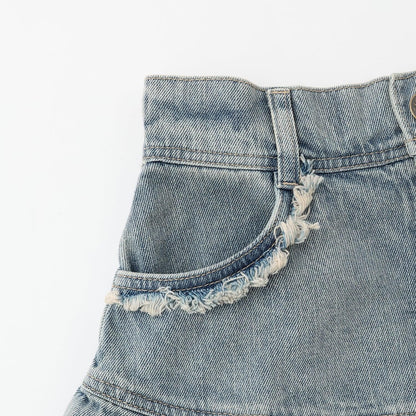 【LTXC】拼色百褶裙