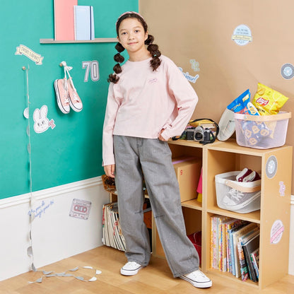 【Trois Lapins】徽章設計長袖T恤