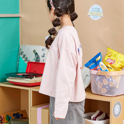 【Trois Lapins】徽章設計長袖T恤