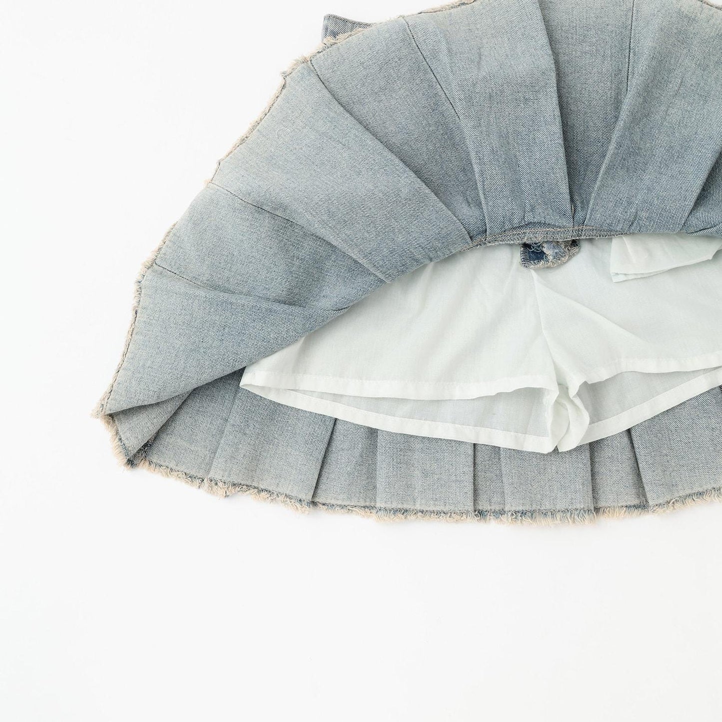 【LTXC】拼色百褶裙