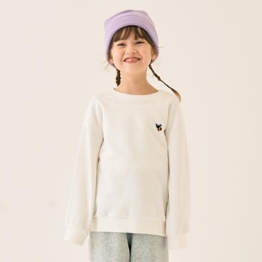 小熊刺繡加絨衛衣