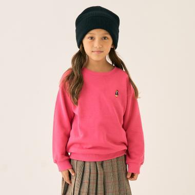 小熊刺繡加絨衛衣