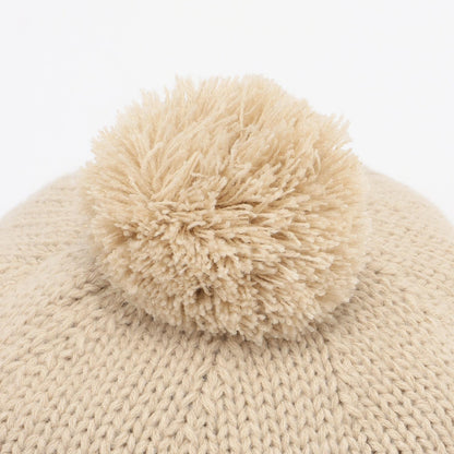 帶毛球貝雷帽