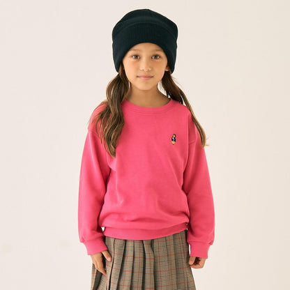 小熊刺繡加絨衛衣