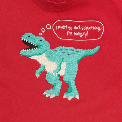 【人氣商品】【直營店無售】恐龍刺繡衛衣