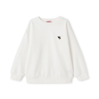 小熊刺繡加絨衛衣