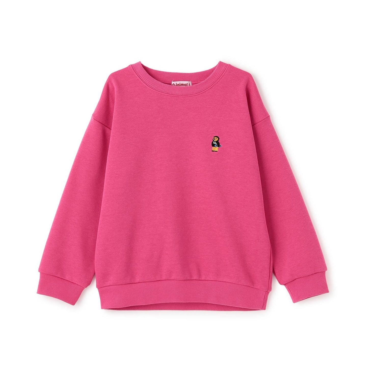 小熊刺繡加絨衛衣