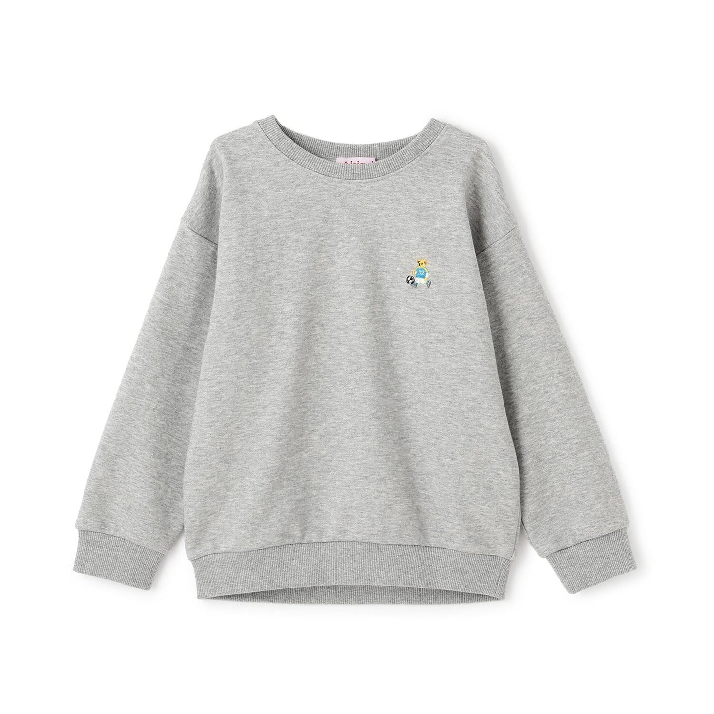 小熊刺繡加絨衛衣