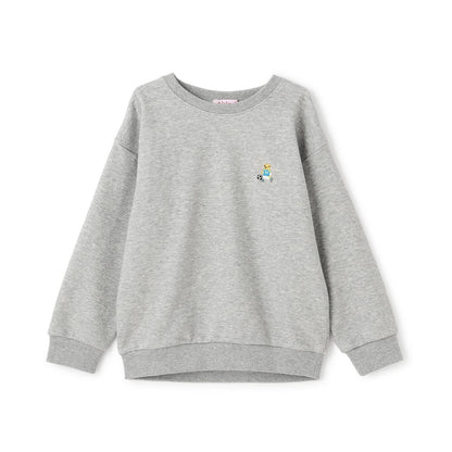 小熊刺繡加絨衛衣