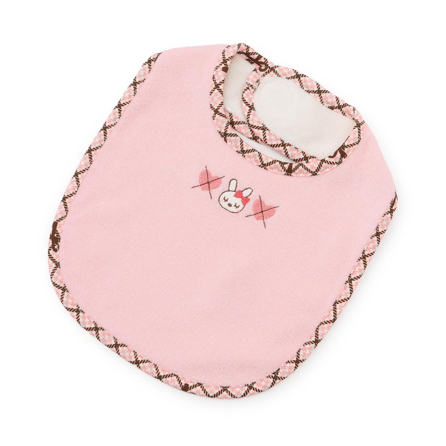 mimi醬格紋裝飾圍兜