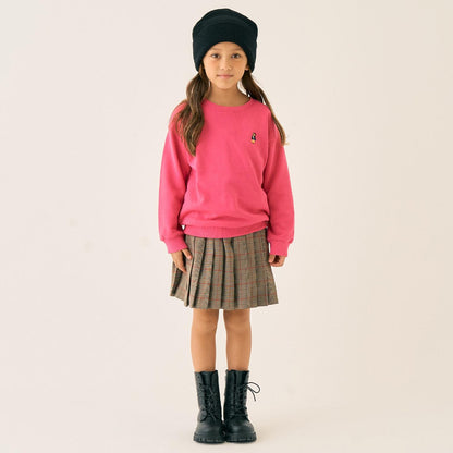 小熊刺繡加絨衛衣