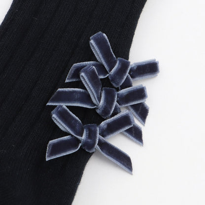 蝴蝶結高筒襪