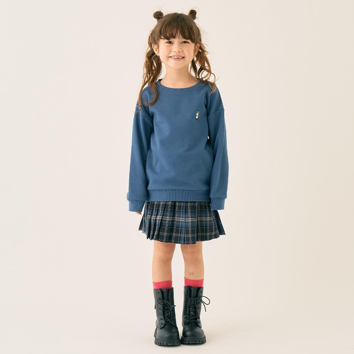 小熊刺繡加絨衛衣