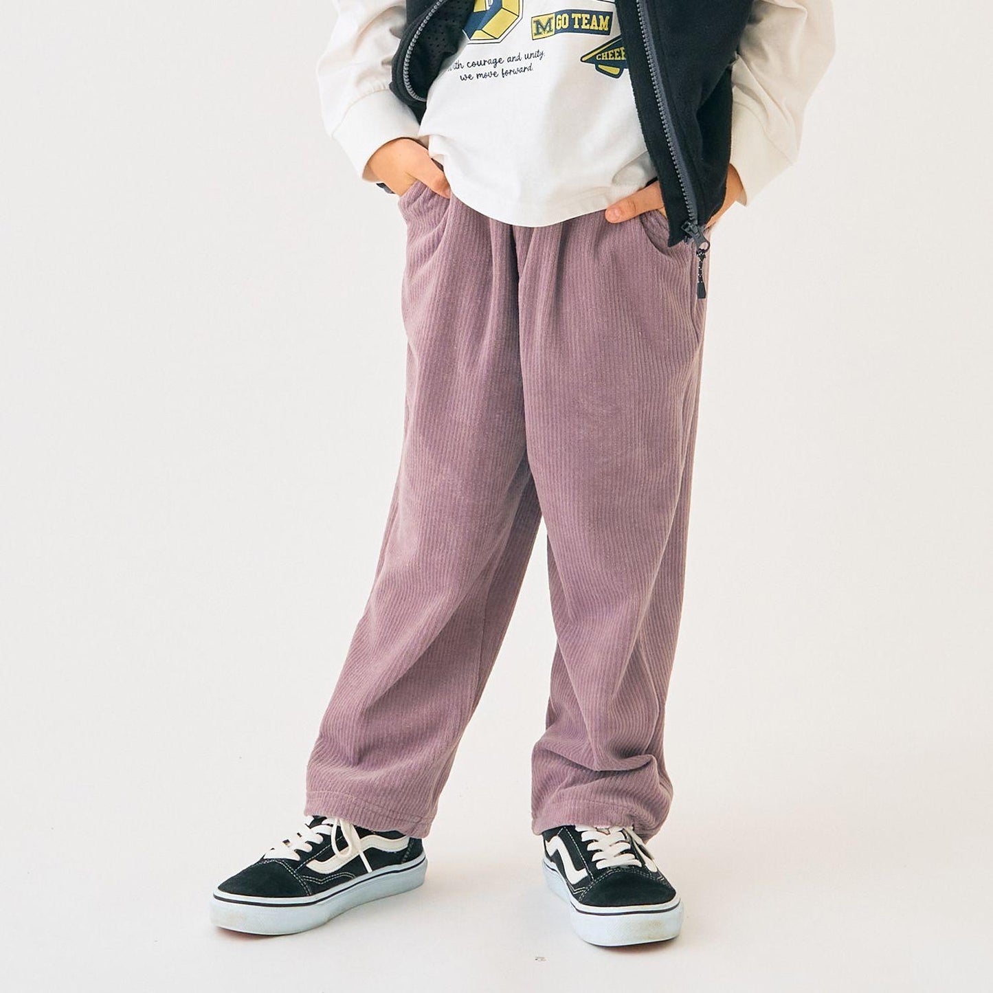 針織燈芯絨長褲