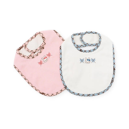 mimi醬格紋裝飾圍兜