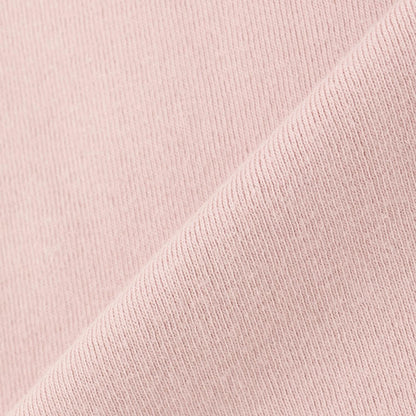 音符刺繡荷葉邊領微絨長袖T恤