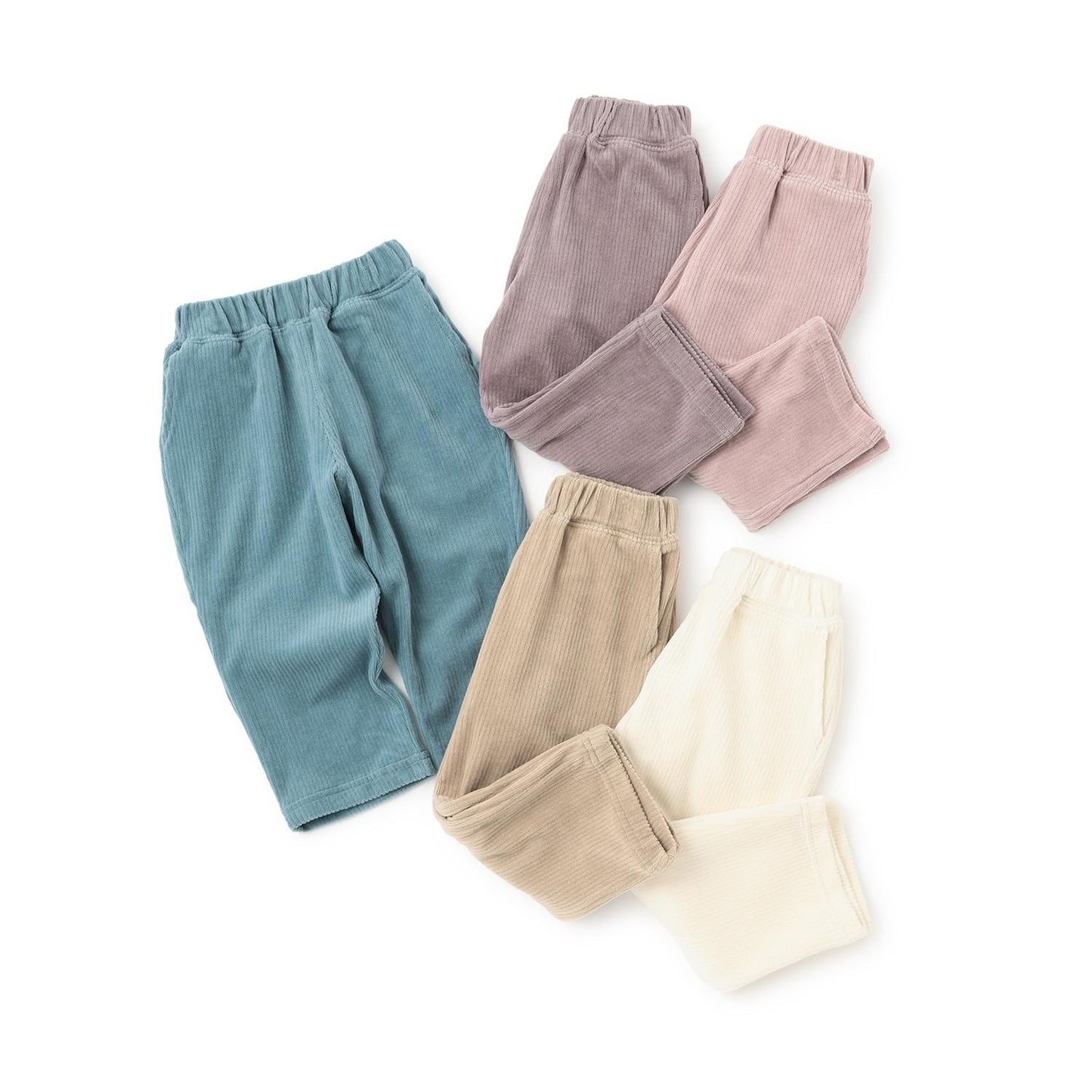 針織燈芯絨長褲