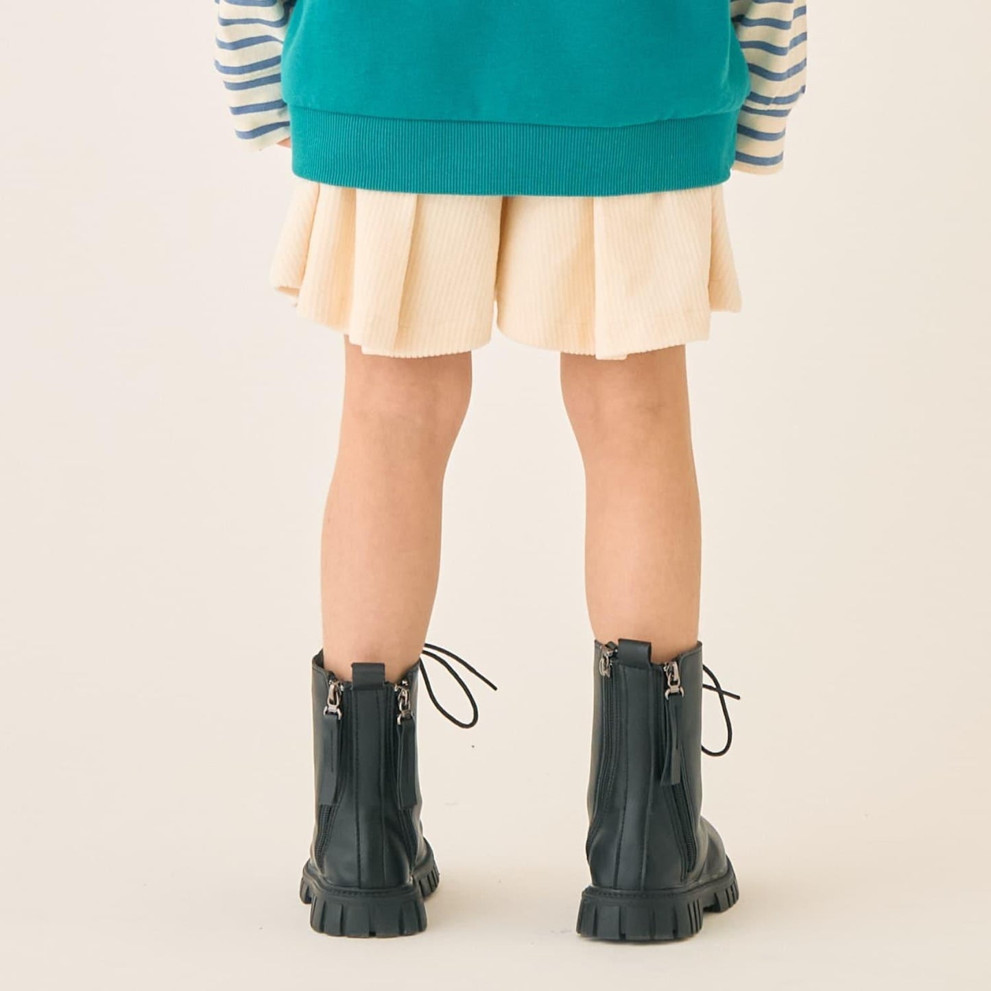 針織燈芯絨半身裙