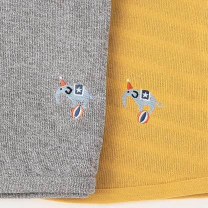 交通工具圖案拼接長袖T恤