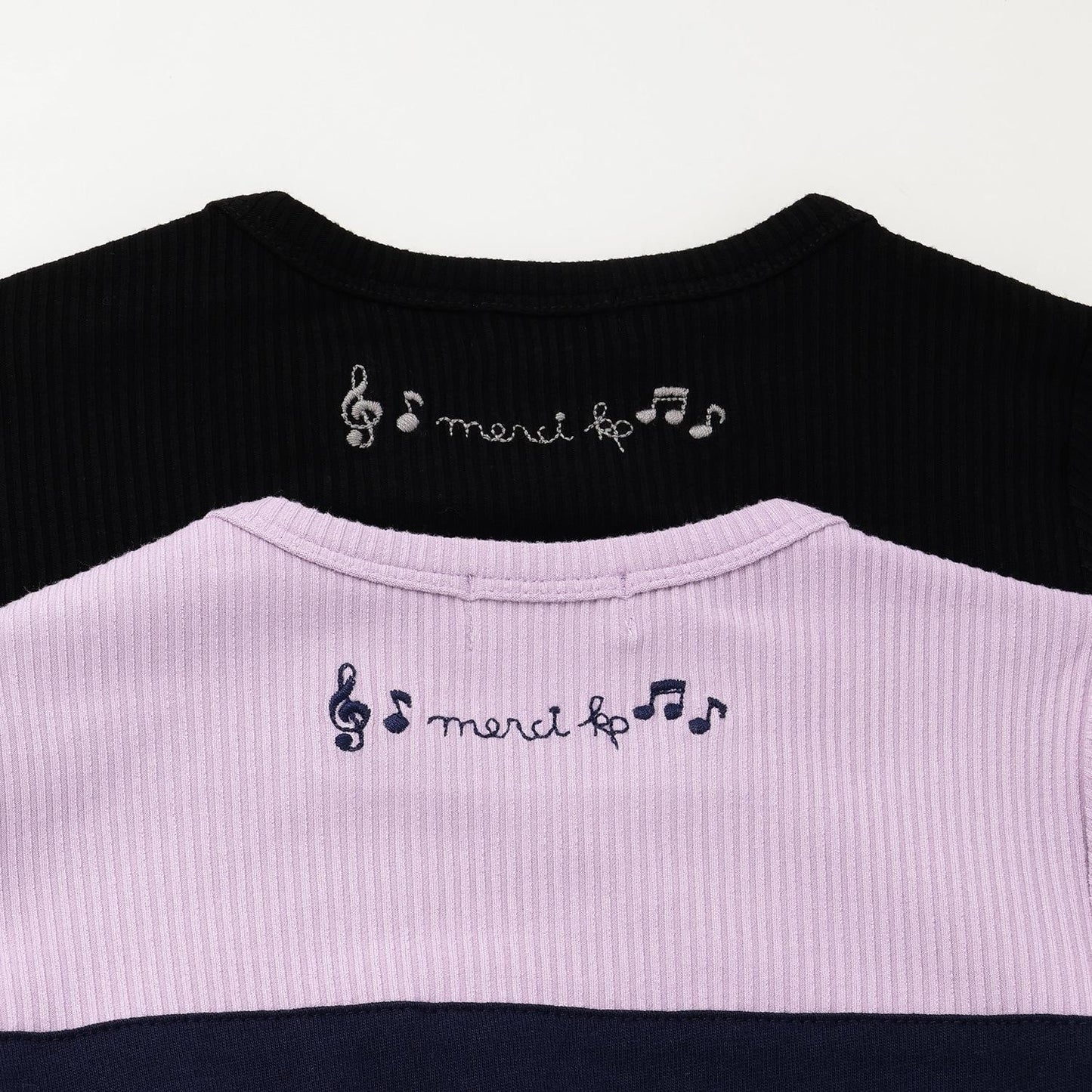 音符圖案雪紡層疊連衣裙