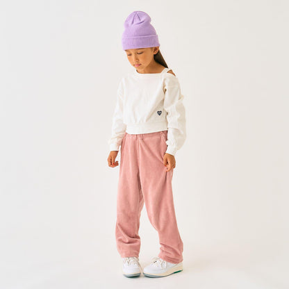 針織燈芯絨長褲