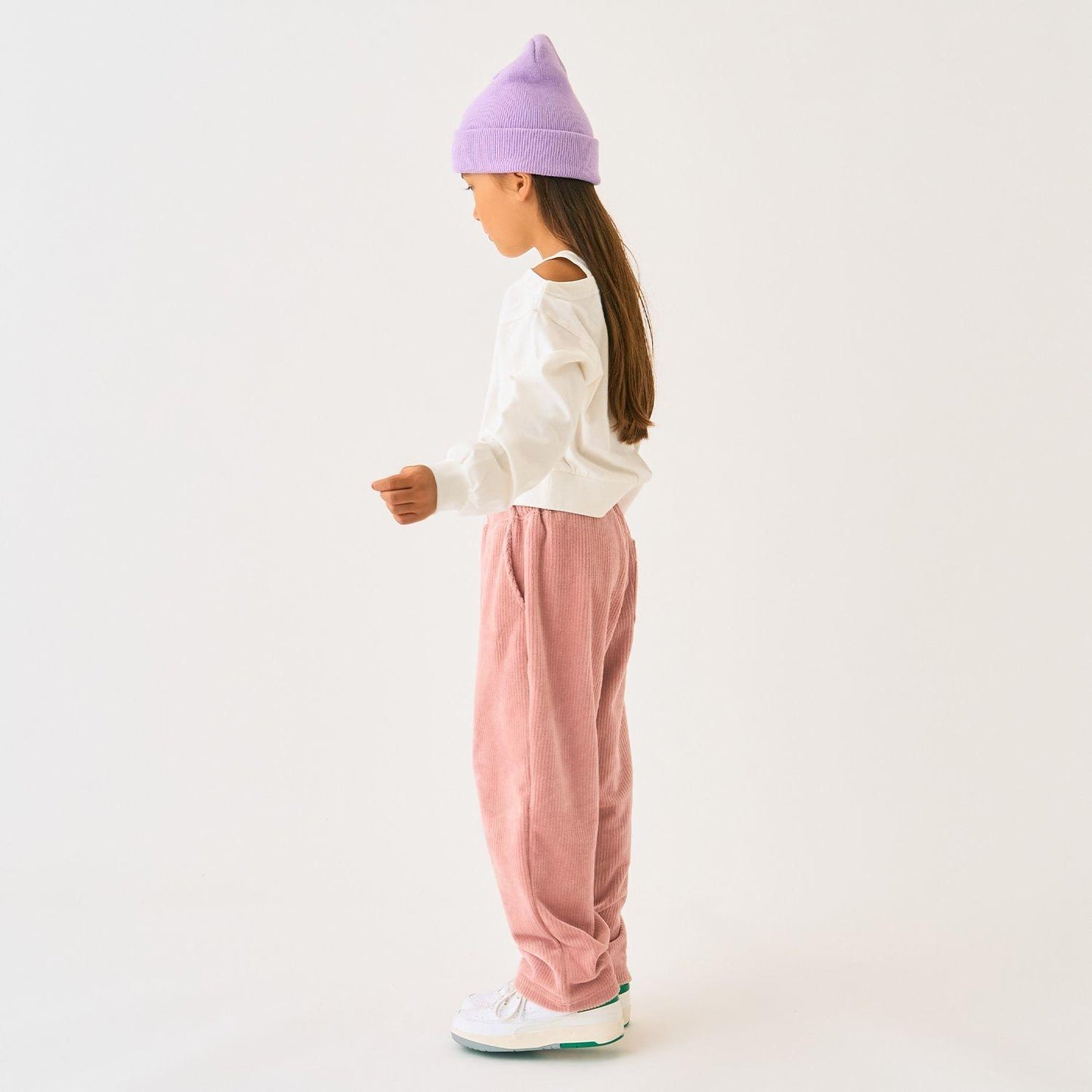 針織燈芯絨長褲