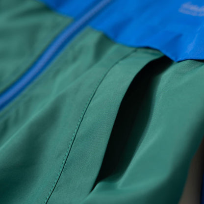 【防潑水處理】拼色防風夾克