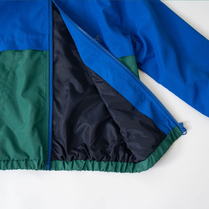【防潑水處理】拼色防風夾克