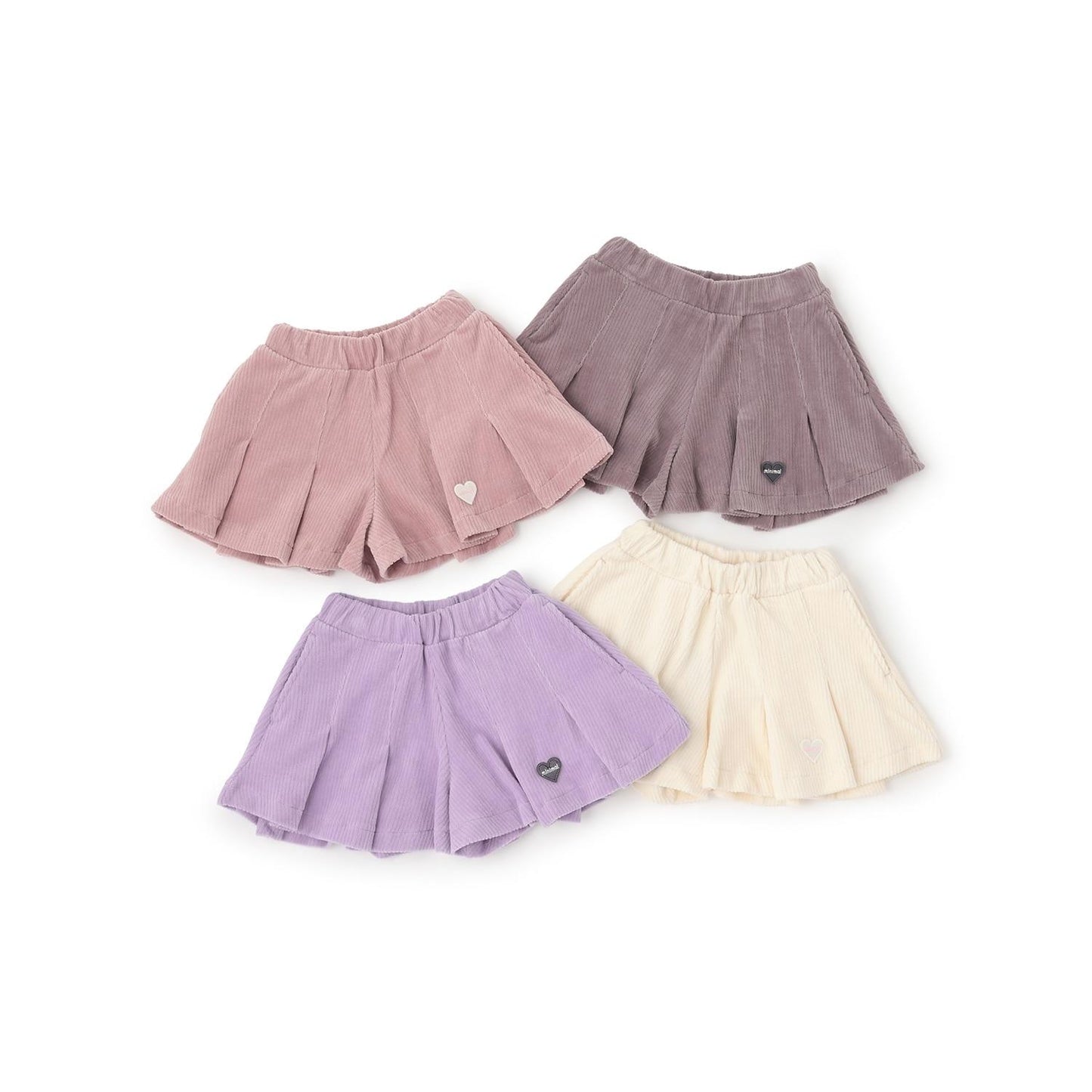 針織燈芯絨半身裙