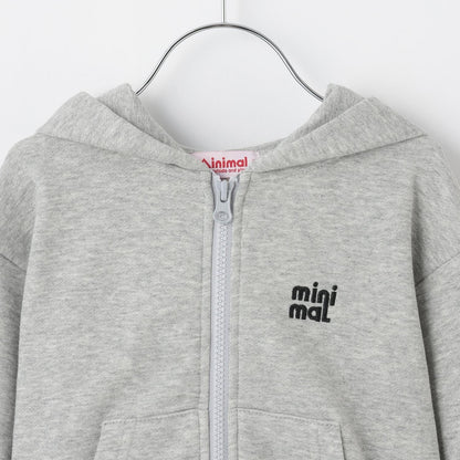 加絨拉鍊連帽衛衣