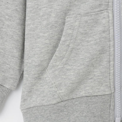 加絨拉鍊連帽衛衣