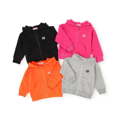 加絨拉鍊連帽衛衣