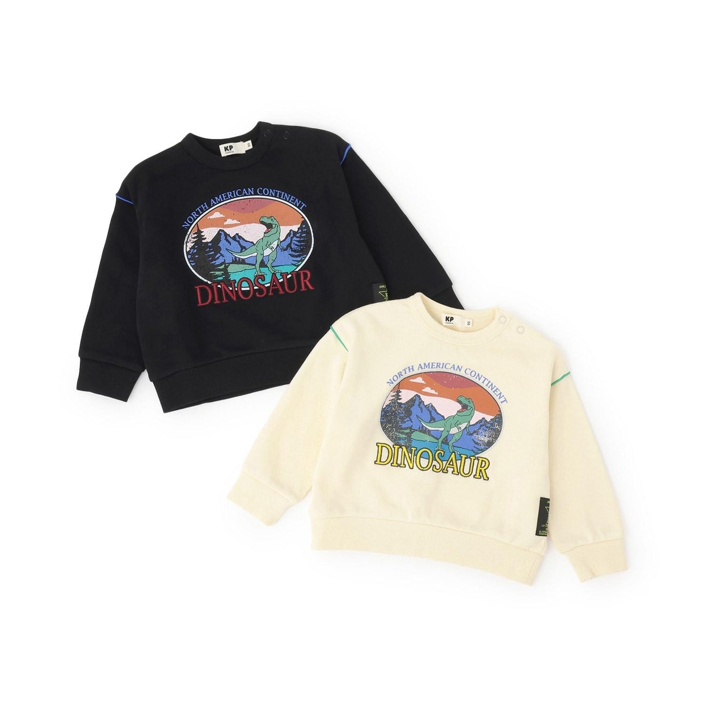 恐龍印花加絨衛衣【吸溼發熱加工】