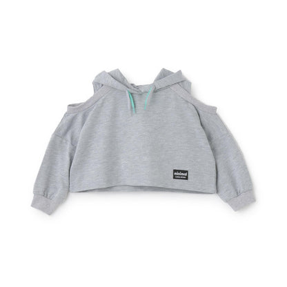 短款露肩迷你毛圈衛衣