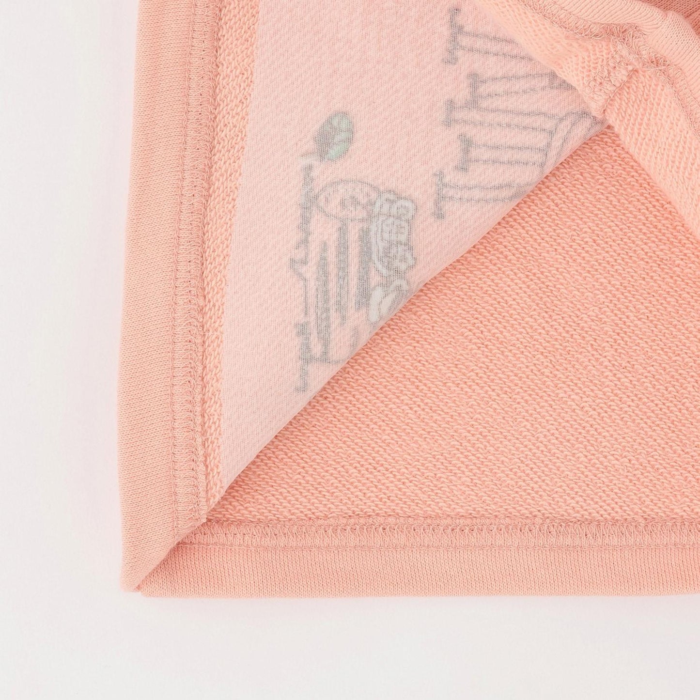 お絵描きミミ 刺繡衛衣【吸溼發熱加工】