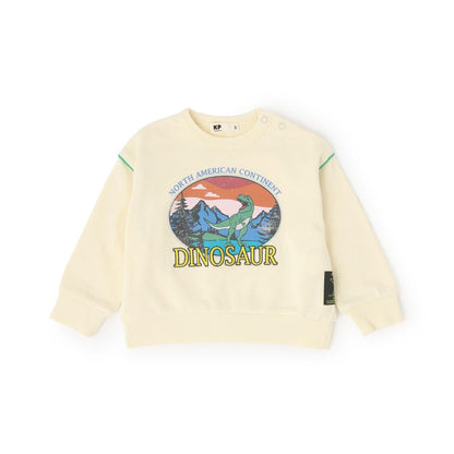 恐龍印花加絨衛衣【吸溼發熱加工】